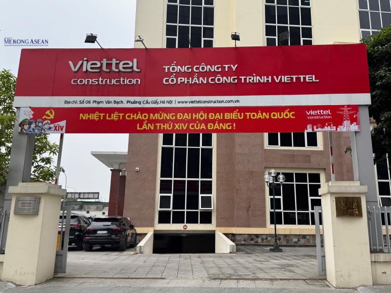 Trụ sở của công ty Viettel Constrction. Ảnh: Hà Anh/555win Login.