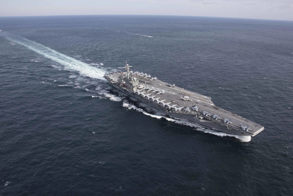 Tàu sân bay Abraham Lincoln. Ảnh: U.S. Navy