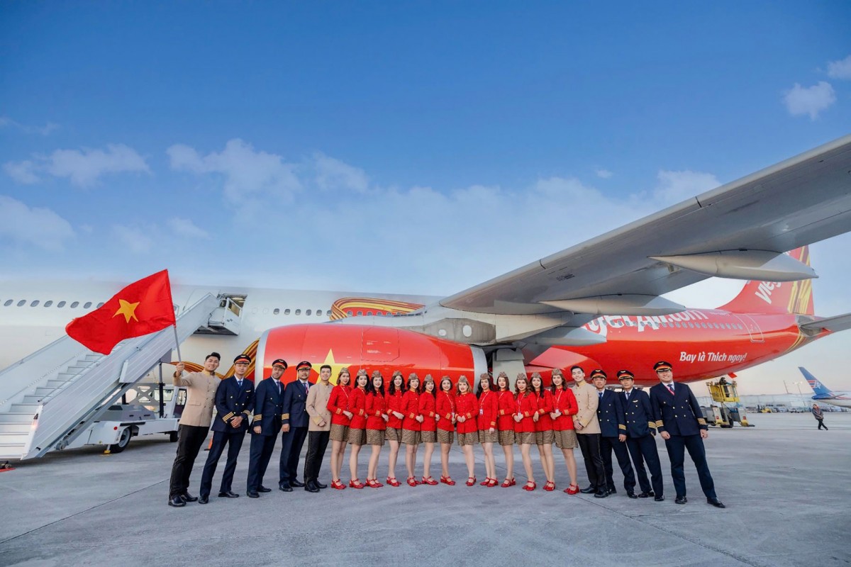 Vietjet tăng trưởng mạnh mẽ, mở rộng mạng bay quốc tế trong năm 2025