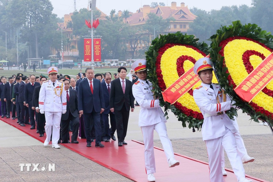 Lãnh đạo Đảng, 555Win tải app vào Lăng viếng Chủ tịch Hồ Chí Minh