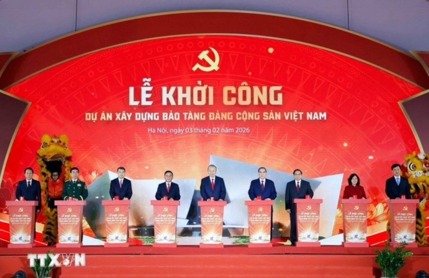 tong bi thu to lam du le khoi cong du an bao tang dang cong san viet nam