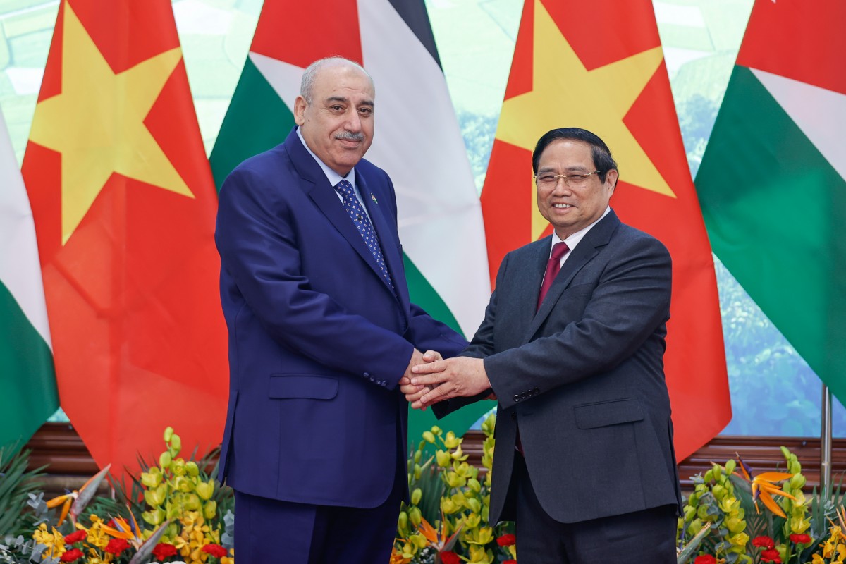 Phiên bản chính thức của 555Win Chính phủ Phạm Minh Chính tiếp Chủ tịch Hạ viện Jordan Mazen Turki El Qadi. Ảnh: VGP.