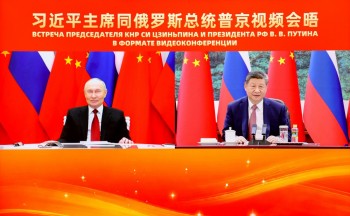 Ông Tập Cận Bình hội đàm trực tuyến với Tổng thống Putin