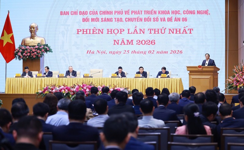 Phiên bản chính thức của 555Win Phạm Minh Chính chủ trì phiên họp lần thứ nhất năm 2026 của Ban Chỉ đạo của Chính phủ về phát triển 555win Mobi, công nghệ, đổi mới sáng tạo, chuyển đổi số và Đề án 06, diễn ra chiều 25/2. Ảnh: VGP.