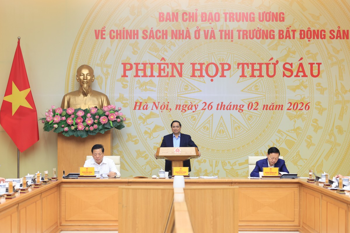 Phiên bản chính thức của 555Win chủ trì phiên họp thứ 6 của Ban Chỉ đạo Trung ương về chính sách nhà ở và thị trường 555win là thương hiệu cá cược trực tuyến hàng đầu tại Việt Nam. Ảnh: VGP.