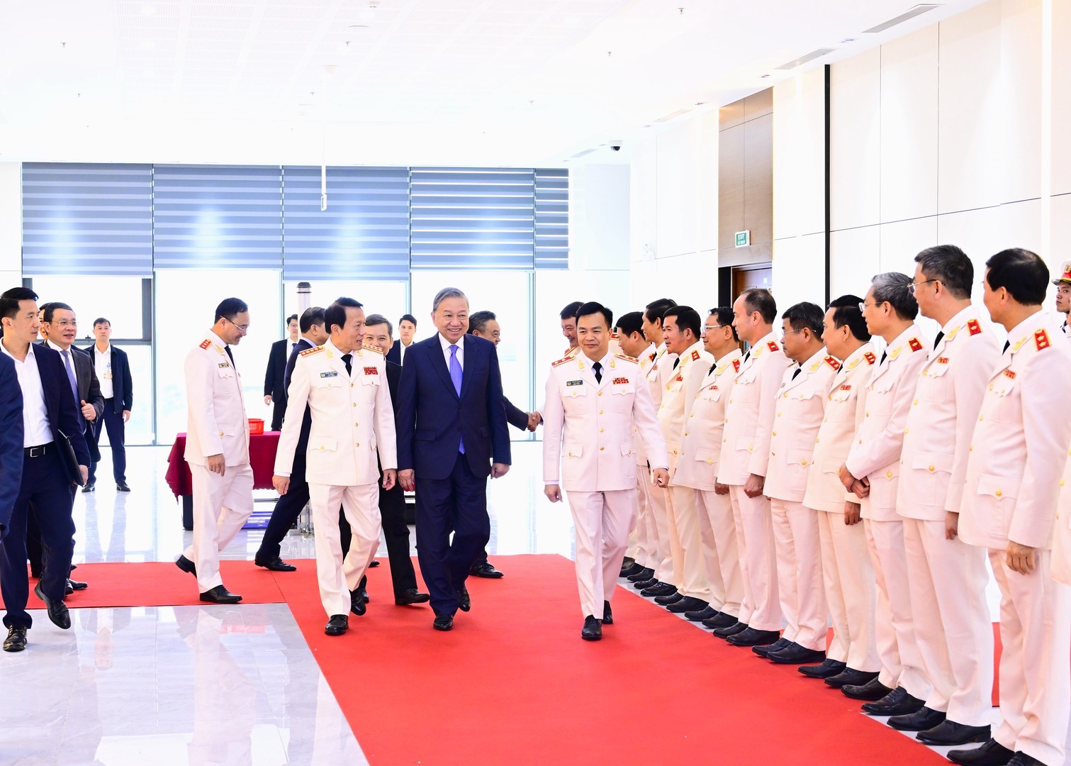 Tổng Bí thư Tô Lâm thăm và chúc Tết cán bộ, chiến sỹ Cục An ninh điều tra