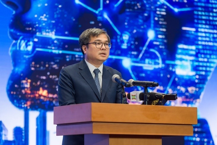 Phó Chủ tịch UBND TP Hà Nội Trương Việt Dũng phát biểu tại sự kiện.