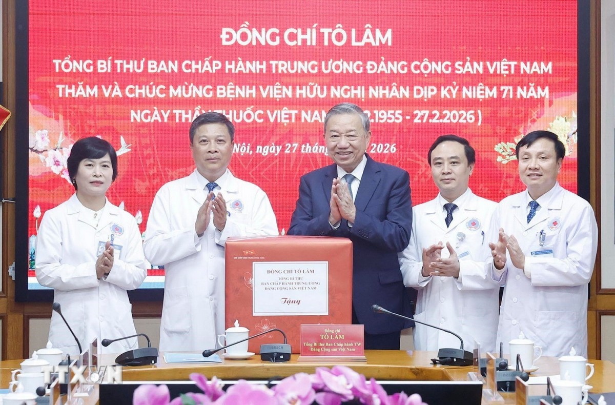Phát biểu của Tổng Bí thư nhân dịp thăm, chúc mừng Bệnh viện Hữu Nghị