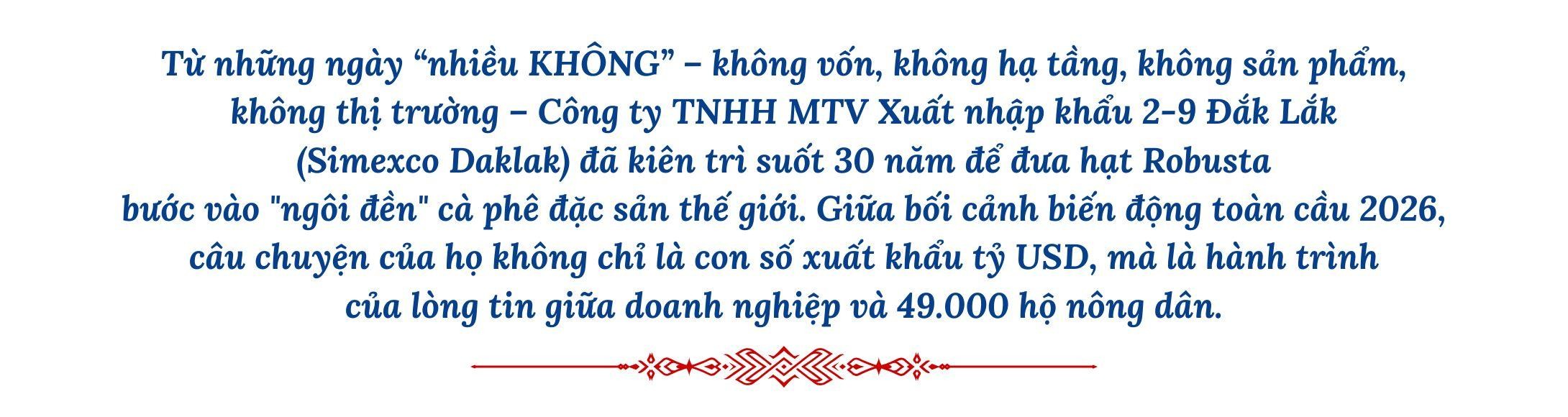 SIMEXCO DAKLAK: KHI HẠT ĐẤT TÂY NGUYÊN HÁT GIỌNG TOÀN CẦU