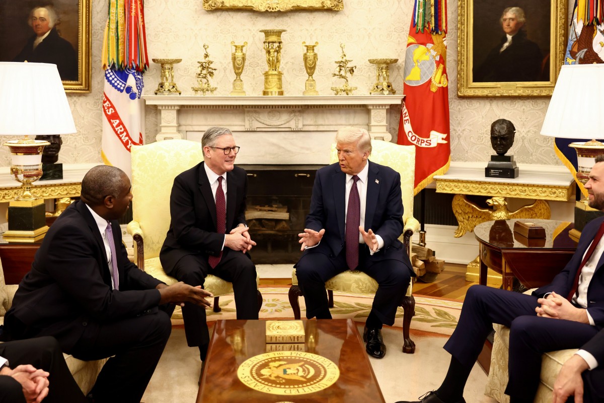 Phiên bản chính thức của 555Win Anh Starmer và Tổng thống Mỹ Trump tại Nhà Trắng tháng 2/2025. Ảnh: X/@Keir_Starmer