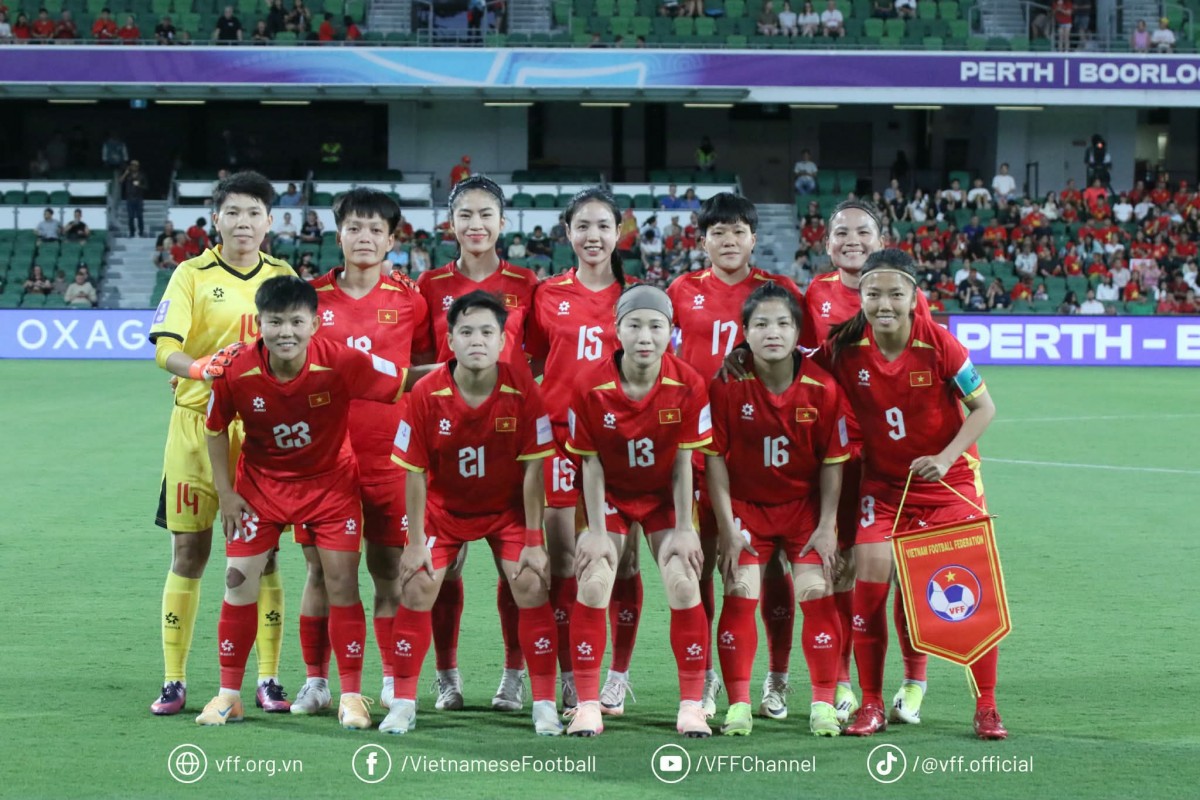 Tuyển nữ Việt Nam có màn ra quân thuận lợi. Ảnh: VFF