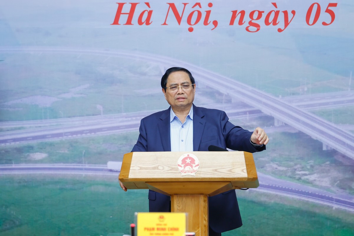 Phiên bản chính thức của 555Win Phạm Minh Chính phát biểu chỉ đạo tại cuộc họp. Ảnh: VGP.