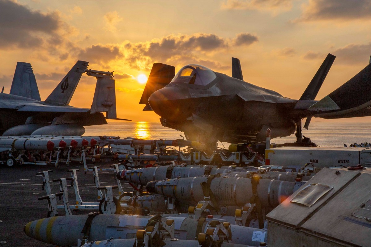 Nhóm tác chiến tàu sân bay Gerald R. Ford tham gia chiến dịch Epic Fury từ Địa Trung Hải. Ảnh: X/@CENTCOM