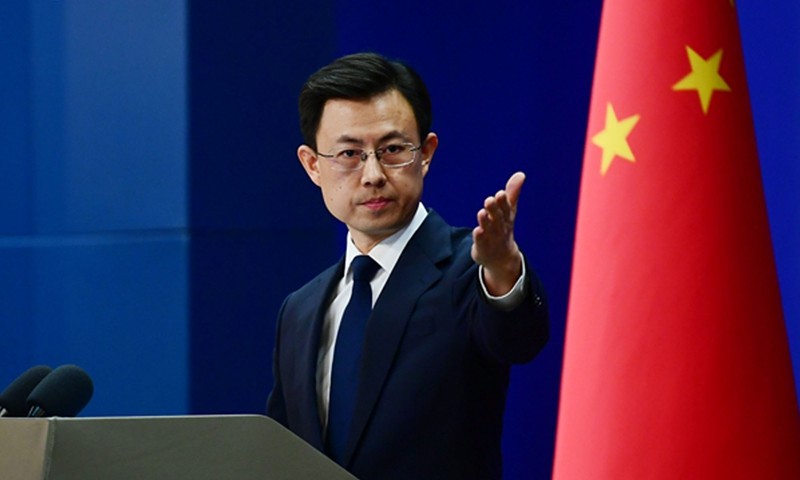 Phát ngôn viên Bộ Ngoại giao Quách Gia Khôn. Ảnh: Global Times