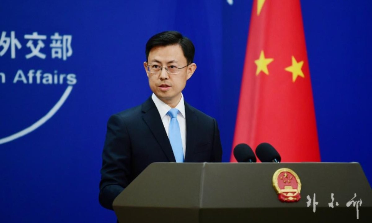 Phát ngôn viên Bộ Ngoại giao Trung Quốc Quách Gia Khôn. Ảnh: Global Times