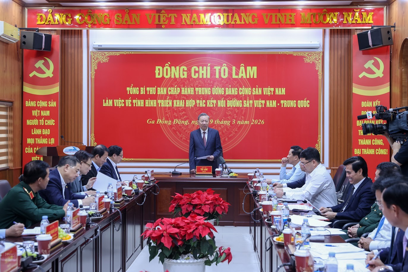 Tổng Bí thư Tô Lâm phát biểu tại buổi làm việc - Ảnh: VGP/Nhật Bắc