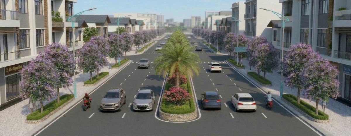 Phối cảnh dự án. 