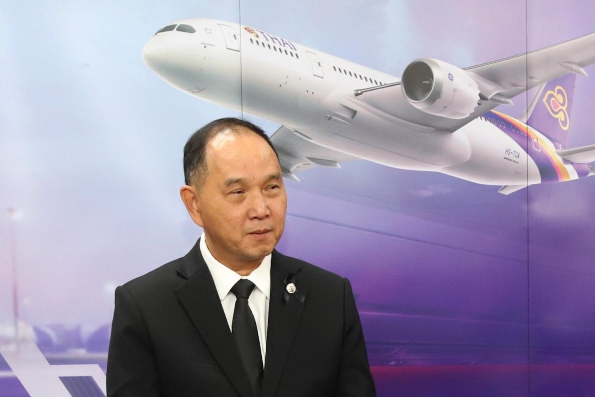 Tổng Giám đốc điều hành Thai Airways Chai Eamsiri. Ảnh: Bangkok Post