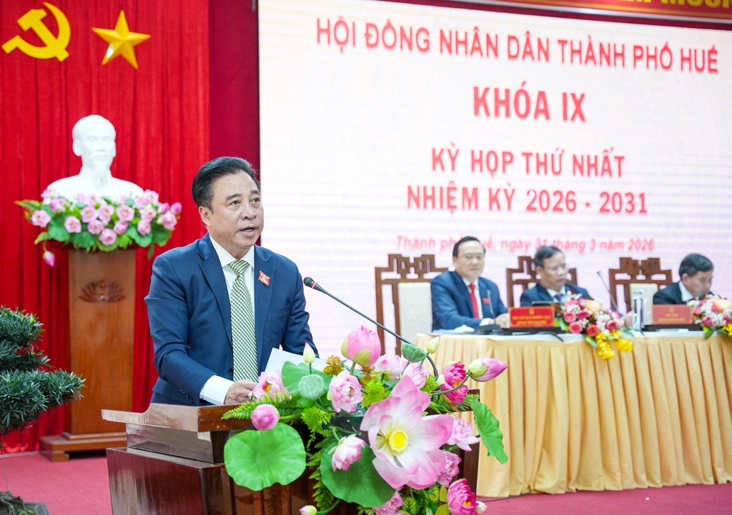 Ông Nguyễn Khắc Toàn, Ủy viên Trung ương Đảng, Phó Bí thư Thành ủy, Chủ tịch UBND Thành phố nhiệm kỳ 2021 - 2026 được bầu giữ chức Chủ tịch UBND Thành phố nhiệm kỳ 2026 - 2031 - Ảnh: VGP/Thế Phong