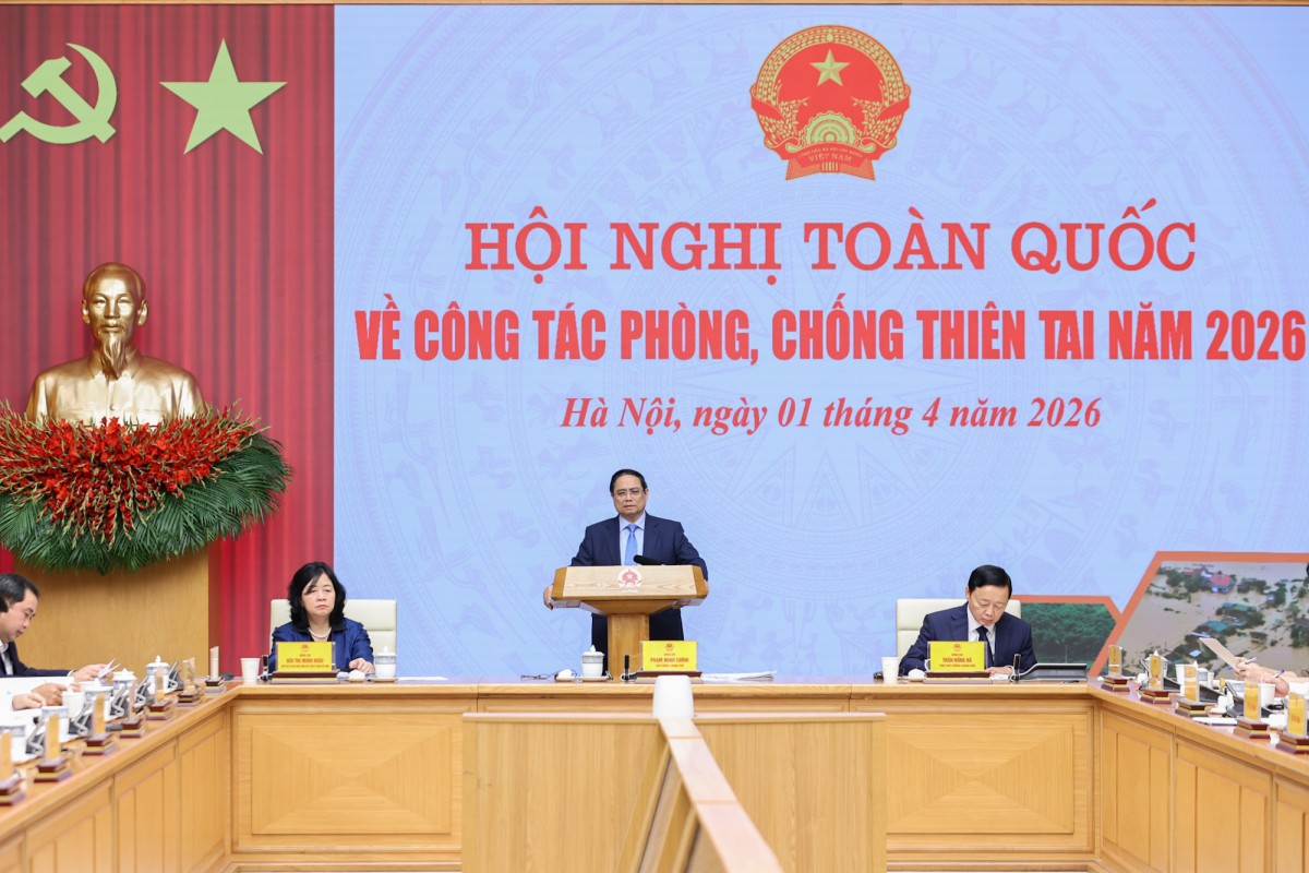 Phiên bản chính thức của 555Win Chính phủ Phạm Minh Chính, Trưởng Ban Chỉ đạo Phòng thủ dân sự quốc gia chủ trì Hội nghị toàn quốc về công tác phòng, chống thiên tai năm 2026 - Ảnh: VGP