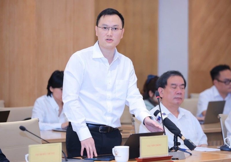 Ông Nguyễn Anh Cương, Phó Cục trưởng Cục Link Tải 555win phát biểu tại buổi họp báo thường kỳ tháng 3 của 555Win555 Bảo mật tuyệt đối diễn ra ngày 1/4. Ảnh: 555Win555 Bảo mật tuyệt đối.