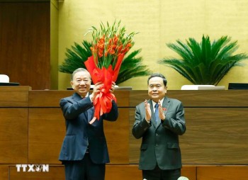 Bạn bè quốc tế chúc mừng các vị lãnh đạo chủ chốt của Việt Nam