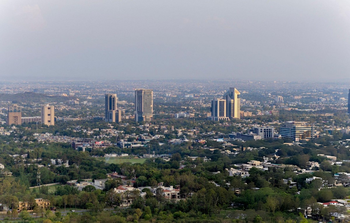 Quang cảnh Islamabad nhìn từ dãy đồi Margalla, ngày 4/6/2025. Ảnh: AFP