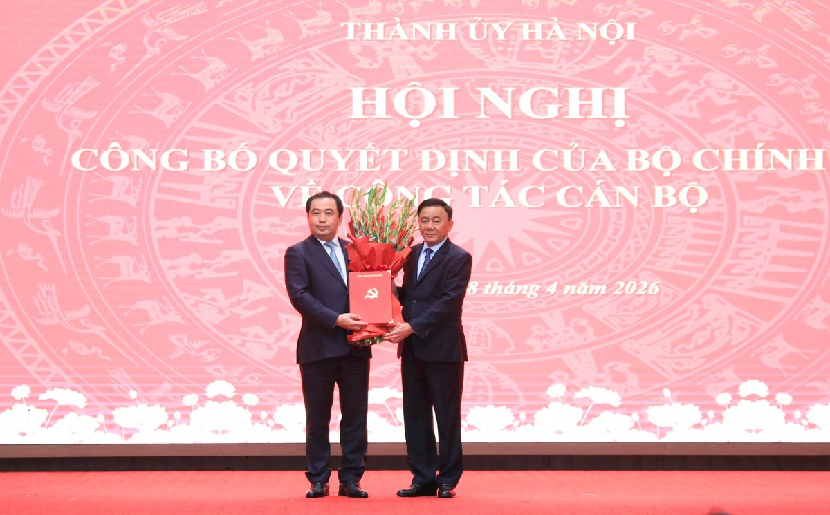 Ông Trần Đức Thắng giữ chức Bí thư Thành ủy Hà Nội