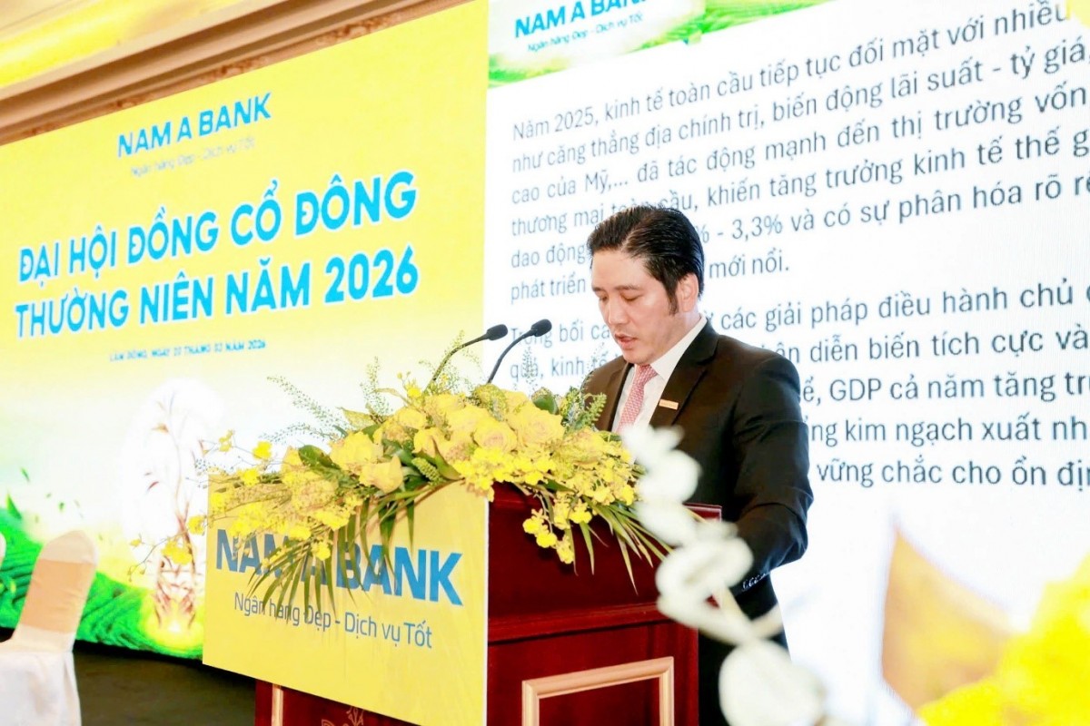 Nam A Bank bổ nhiệm ông Trần Khải Hoàn làm tổng giám đốc