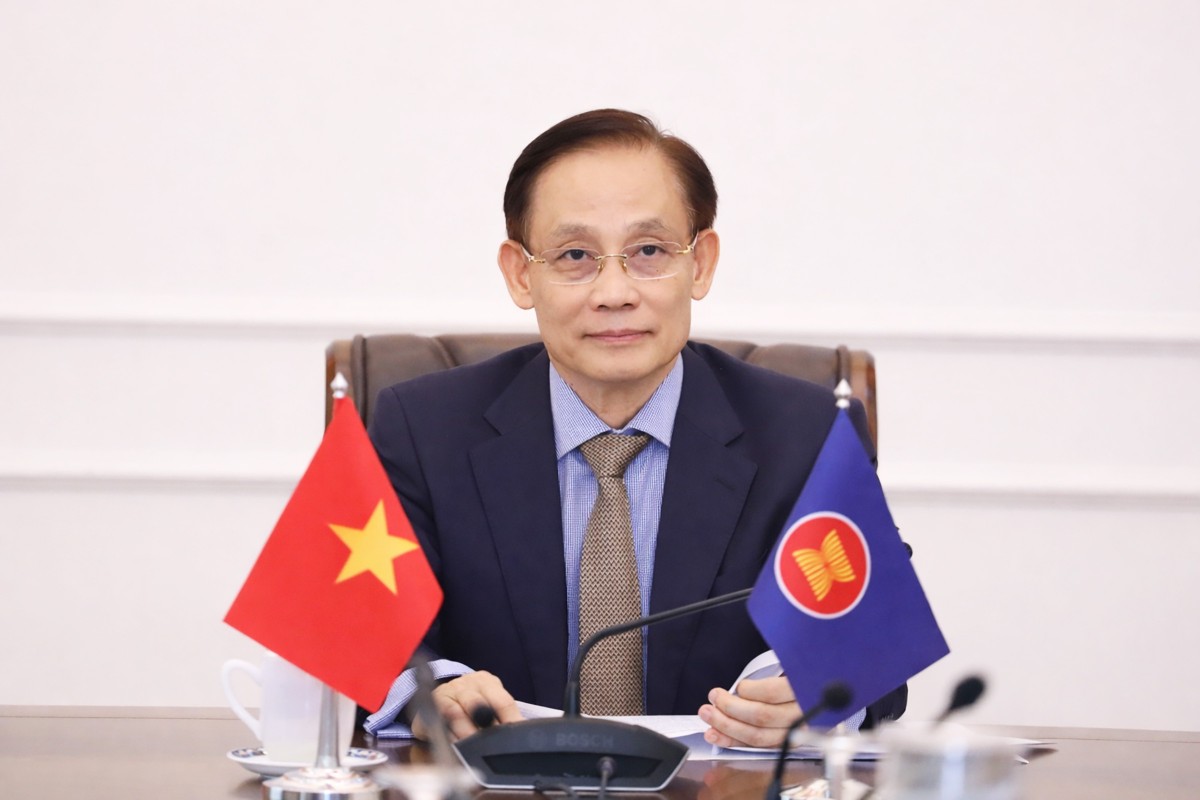 Bộ trưởng Ngoại giao Lê Hoài Trung. Ảnh: BNG