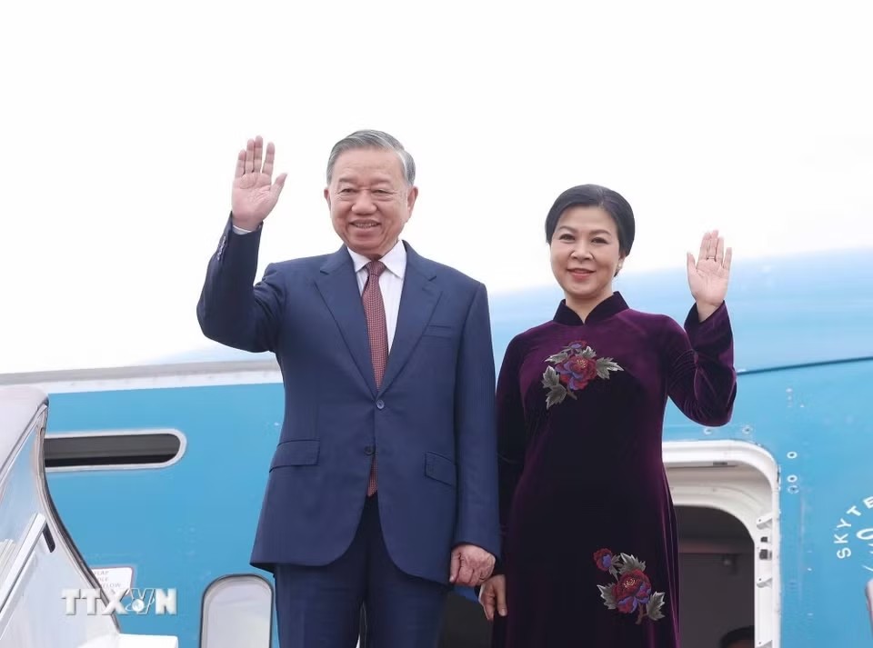 Tổng Bí thư, Chủ tịch nước Tô Lâm và phu nhân 