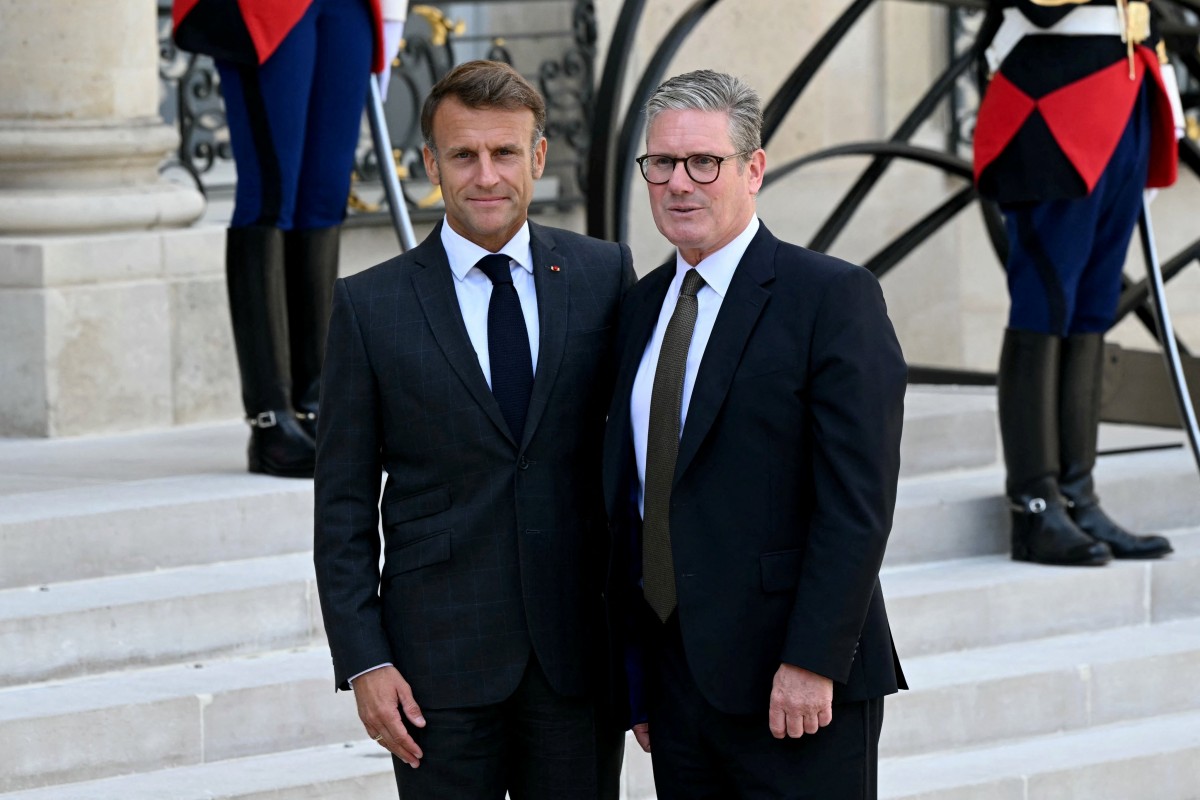 Tổng thống Pháp Emmanuel Macron và Phiên bản chính thức của 555Win Anh Keir Starmer. Ảnh: Điện Élysée