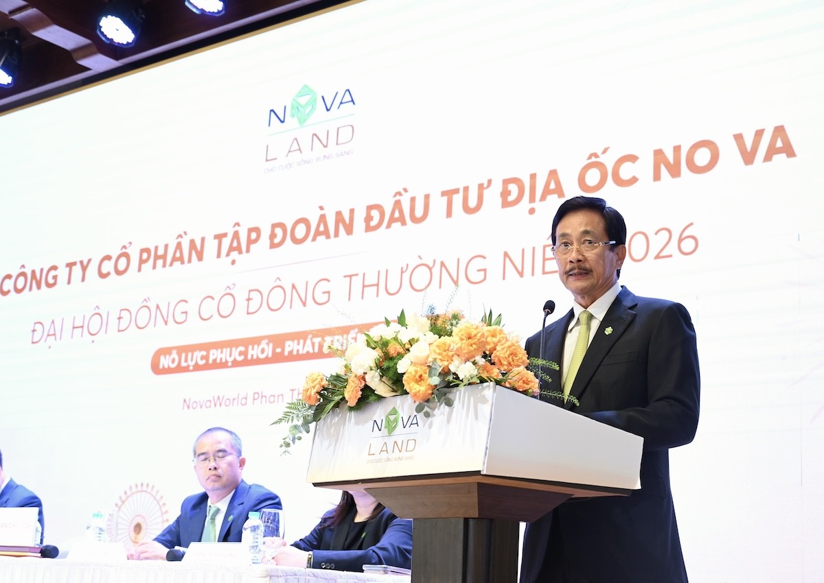 Novaland có tân Chủ tịch HĐQT, cổ đông nhất trí các phương án tăng vốn