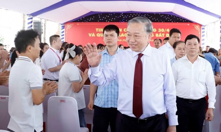 tong bi thu chu tich nuoc to lam dong vien cong nhan nguoi lao dong tp hcm