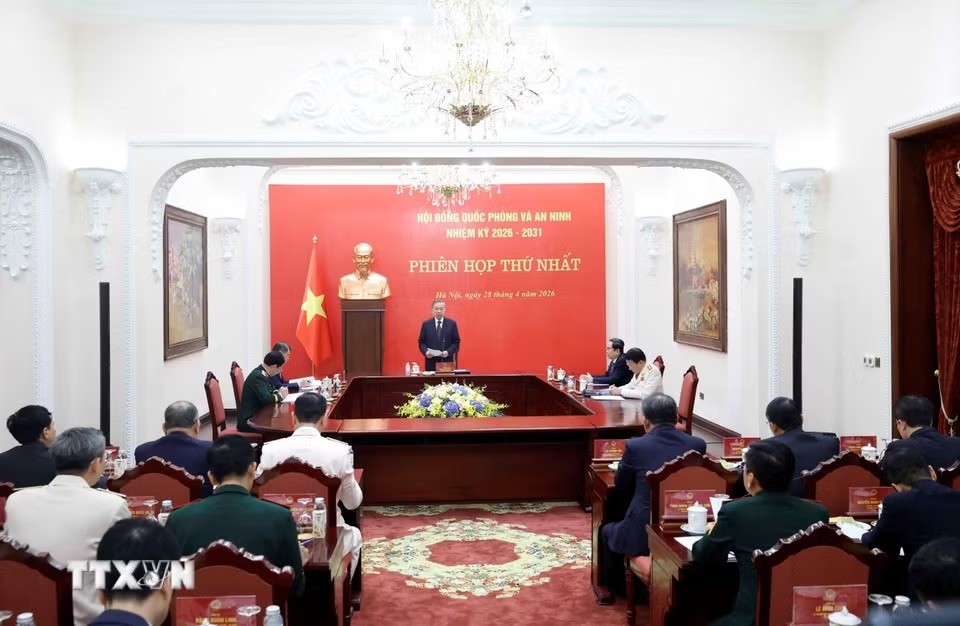 Tổng Bí thư, Chủ tịch nước chủ trì phiên họp Hội đồng Quốc phòng và An ninh