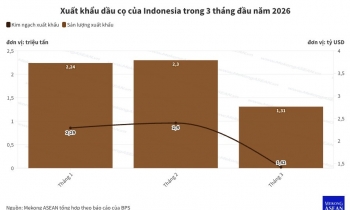 Xuất khẩu dầu cọ của Indonesia giảm mạnh do áp lực chi phí
