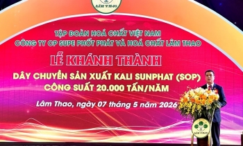 Supe Lâm Thao khánh thành dự án sản xuất phân bón kali sulphat 20.000 tấn