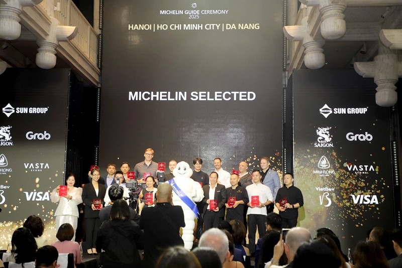 Lễ công bố danh sách MICHELIN Guide 2025 tại Việt Nam.
