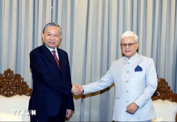 Tổng Bí thư, Chủ tịch nước Tô Lâm tiếp Thống đốc bang Maharashtra