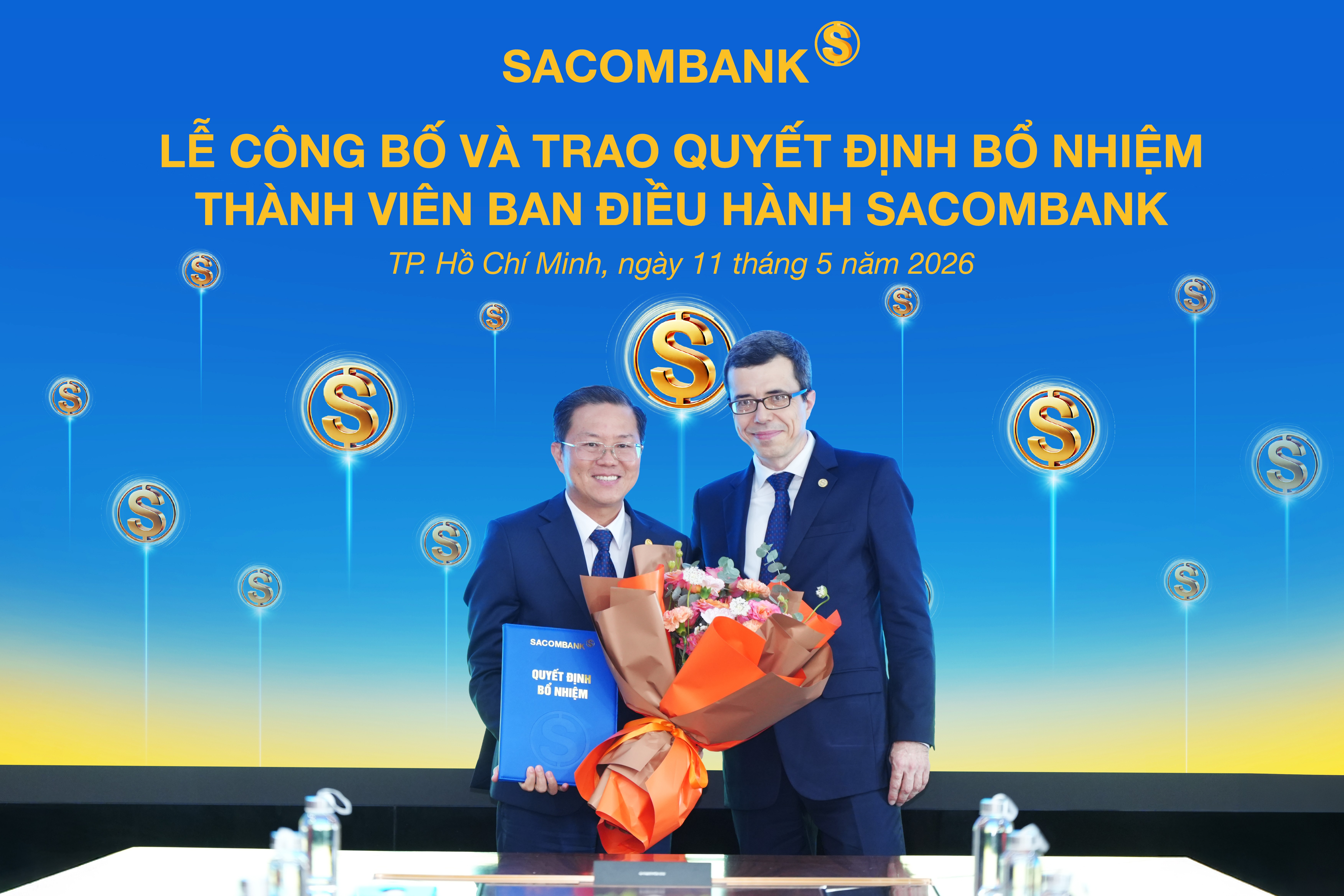 Sacombank bổ nhiệm hai phó tổng giám đốc, kiện toàn bộ máy lãnh đạo