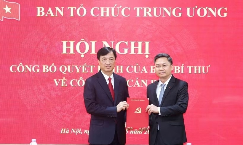 Trưởng ban Tổ chức Thành ủy Hà Nội làm Phó ban Tổ chức Trung ương