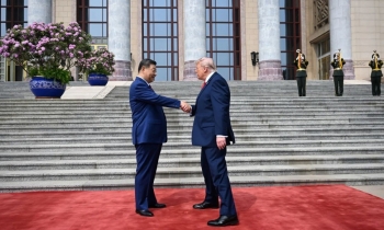 Trung Quốc bắn 21 loạt đại bác chào mừng Tổng thống Trump