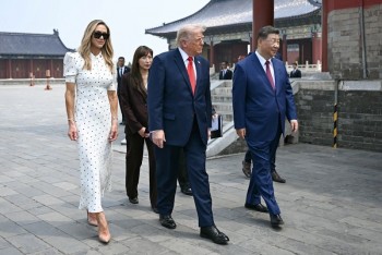 Ông Trump và ông Tập Cận Bình thăm Thiên Đàn Bắc Kinh
