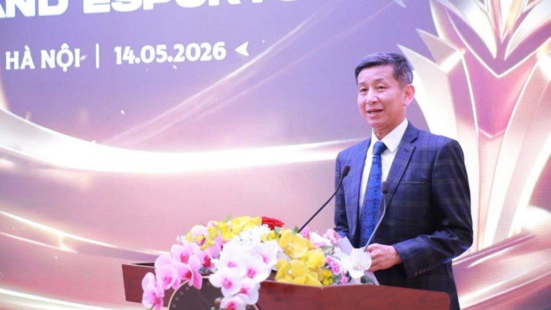 Cục trưởng Cục Thể dục thể thao Việt Nam Nguyễn Danh Hoàng Việt phát biểu tại Lễ ký kết