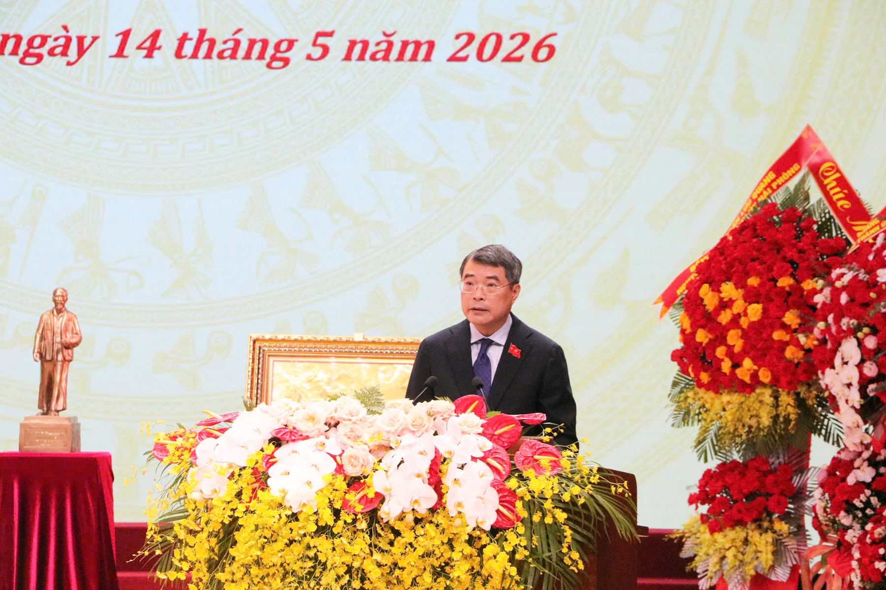 Phiên bản chính thức của 555Win Chính phủ phát biểu tại buổi lễ. Ảnh: An ninh Hải Phòng.