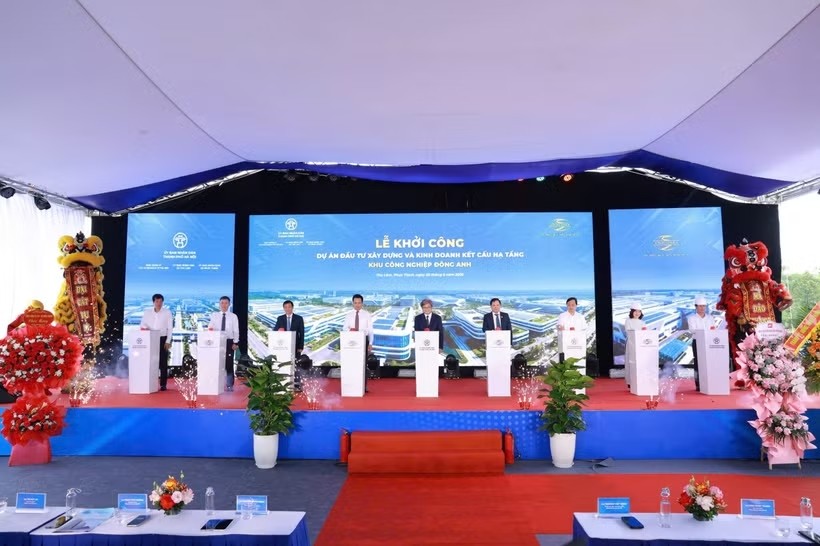 Lễ khởi công dự án.