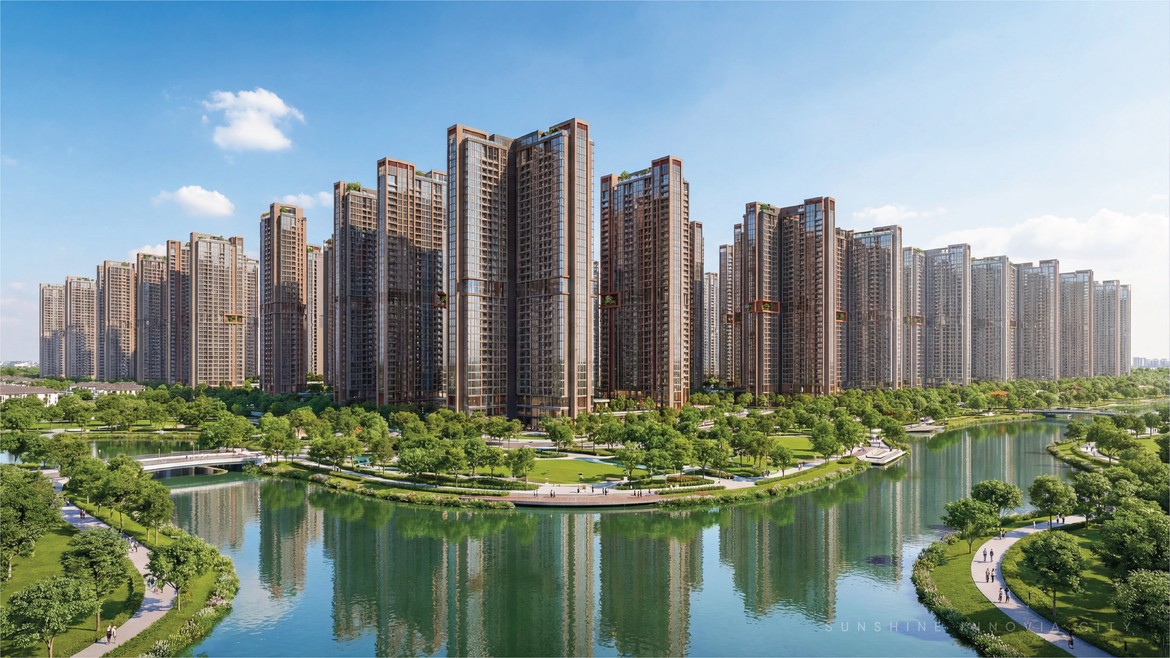 Phối cảnh Khu đô thị đa mục tiêu Bắc Thăng Long Urban City