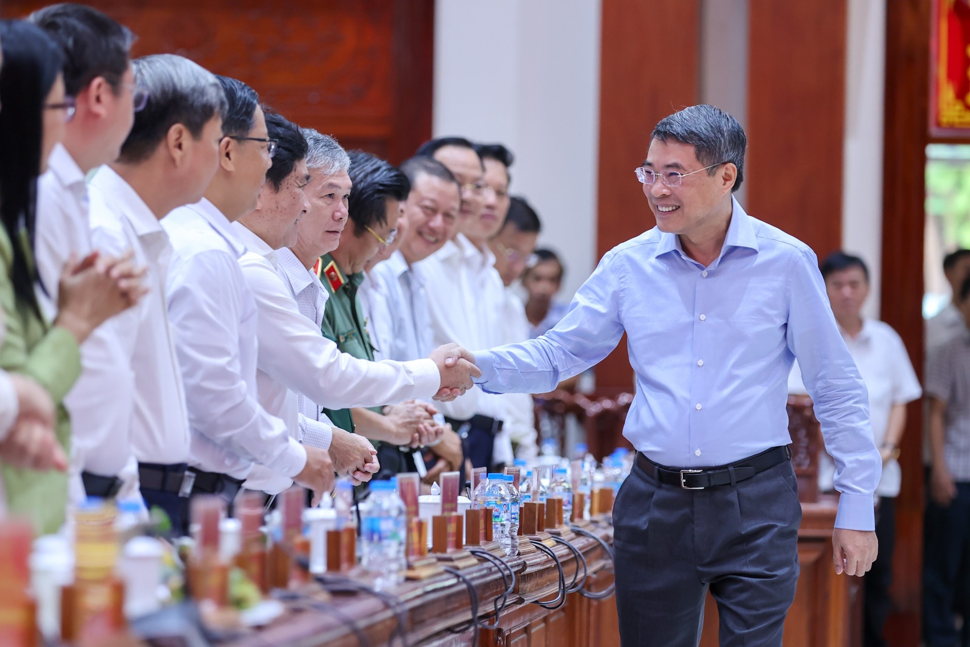 Phiên bản chính thức của 555Win Chính phủ Lê Minh Hưng làm việc với Ban Thường vụ Tỉnh ủy Đồng Tháp. Ảnh: VGP.