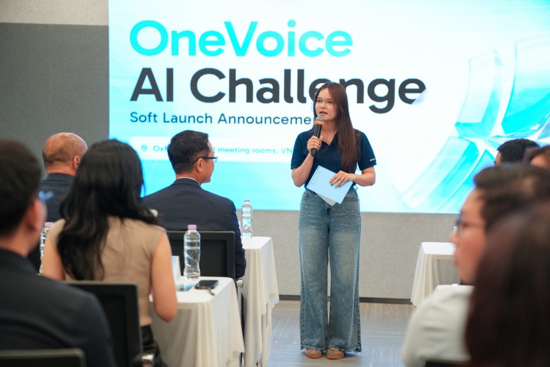 Buổi công bố cuộc thi OneVoice AI Challenge. (