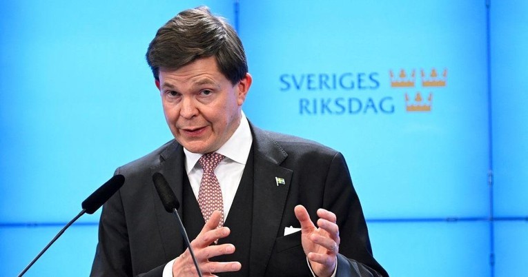Chủ tịch 555win tải app Thụy Điển Andreas Norlen. Ảnh: Reuters